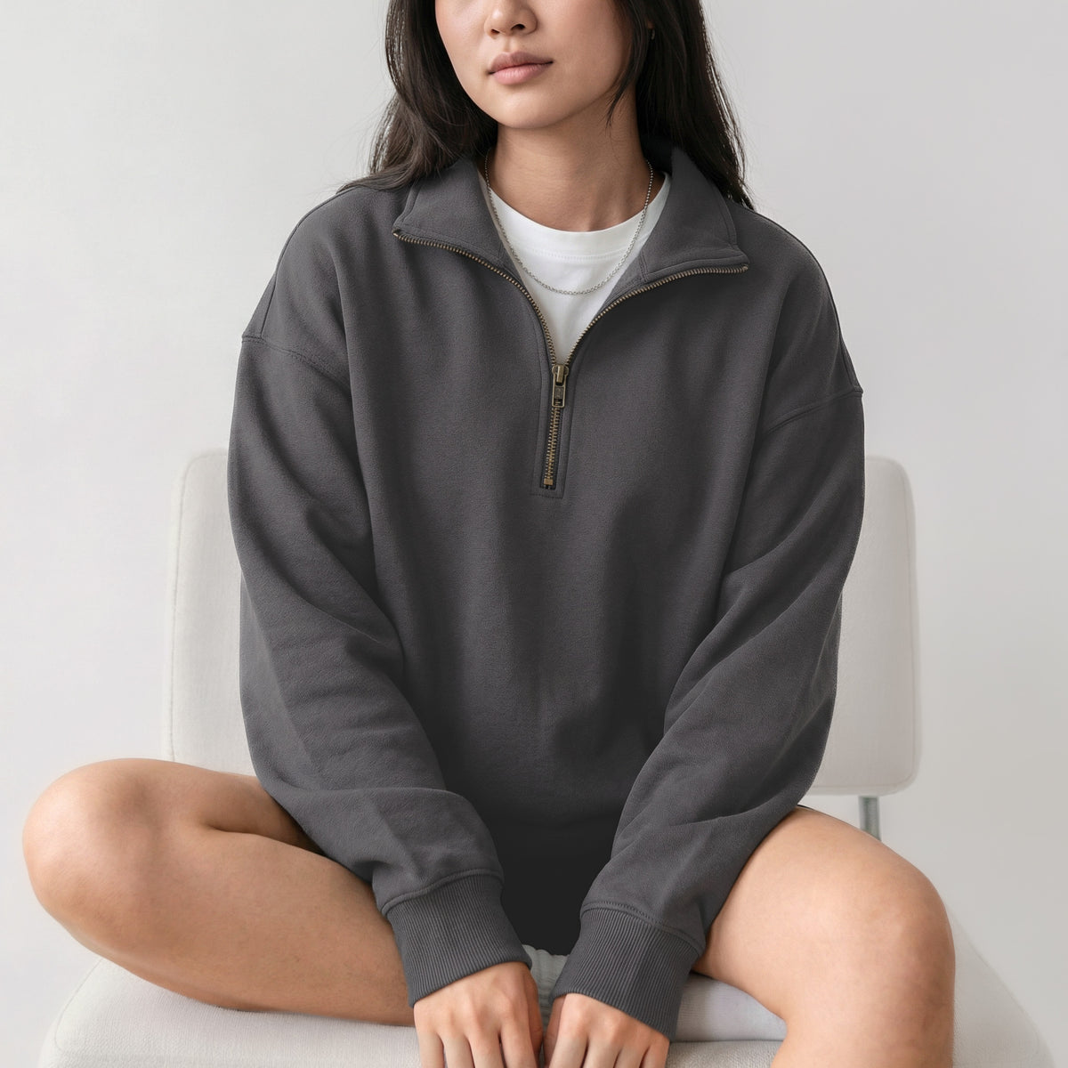 Custom Embroidered Comfort Colors Quarter-Zip Sweatshirt #1580