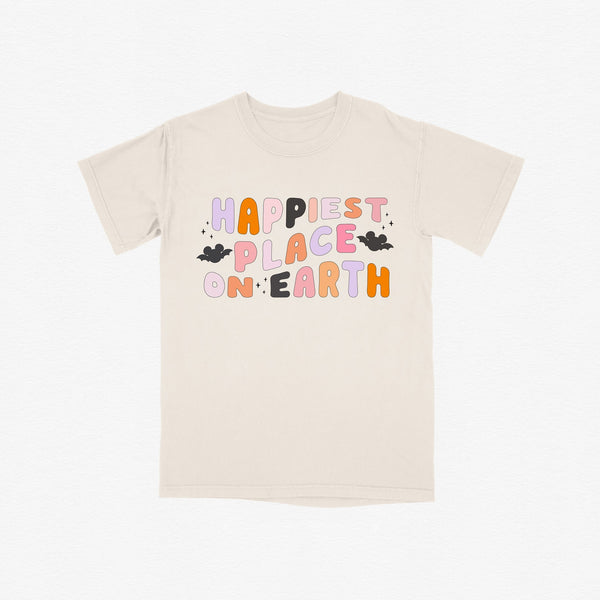 Happiest Place on Earth Comfort Colors Halloween Tee