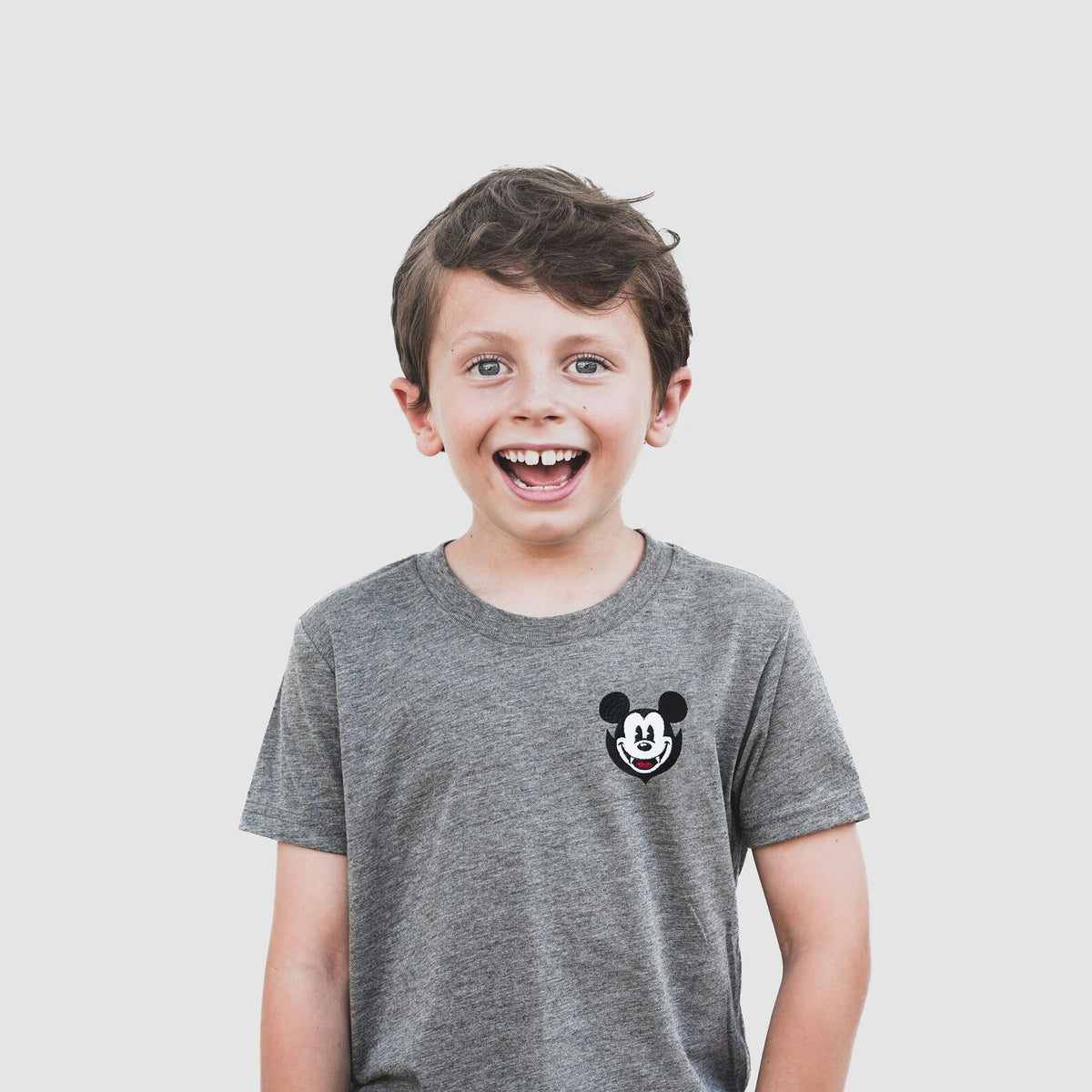 Vampire Mickey Embroidered Tee