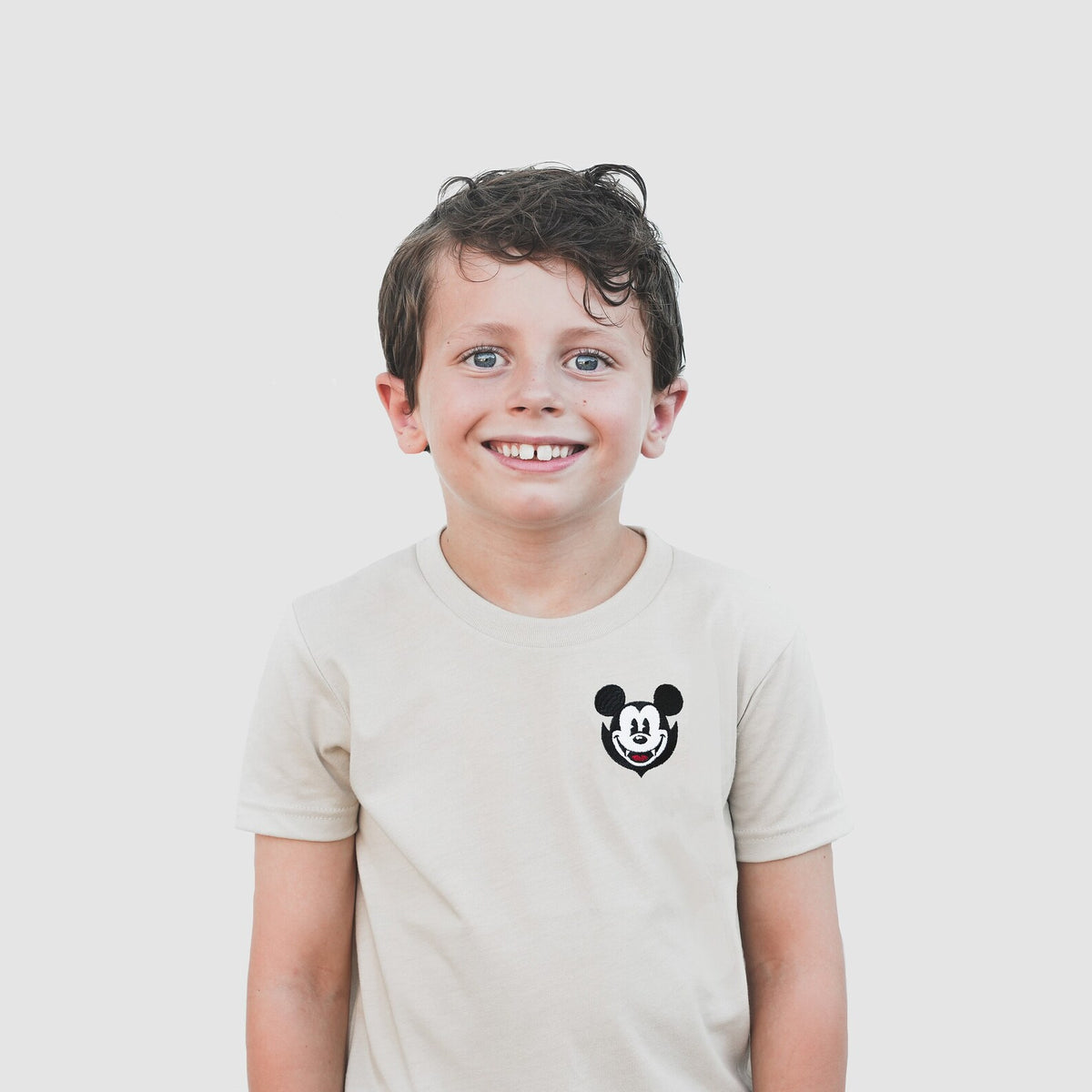 Vampire Mickey Embroidered Tee
