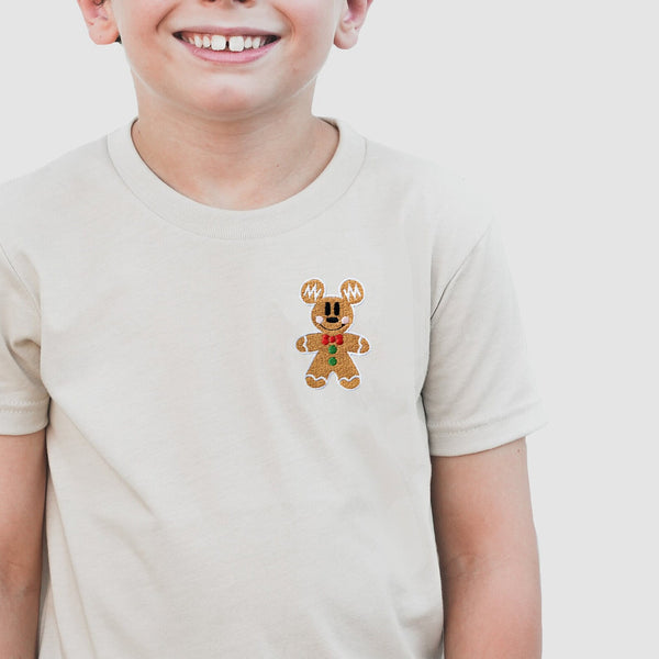 Mickey Gingerbread Embroidered Tee