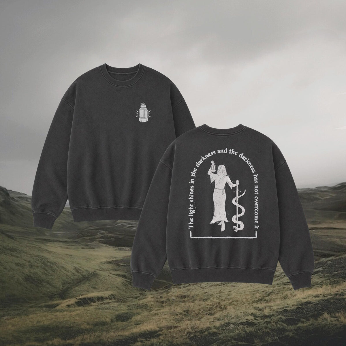The Light Shines in the Darkness Sweatshirt