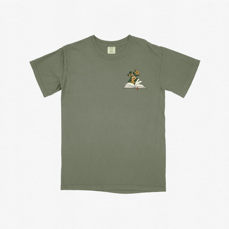Floral Book Tee