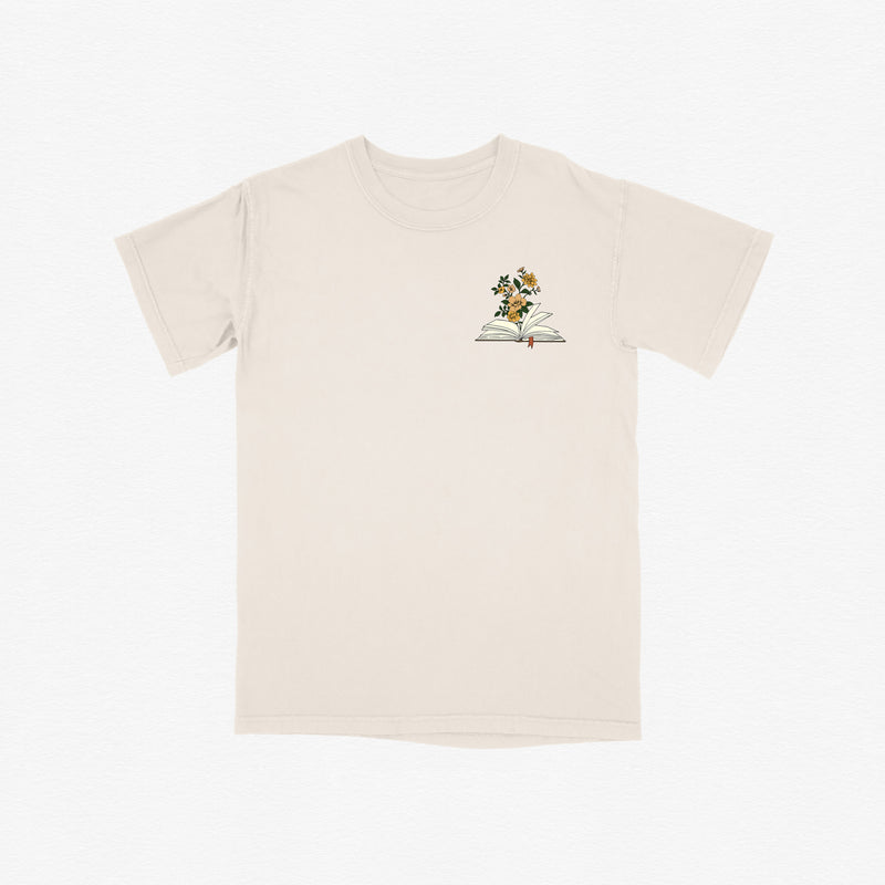 Floral Book Tee
