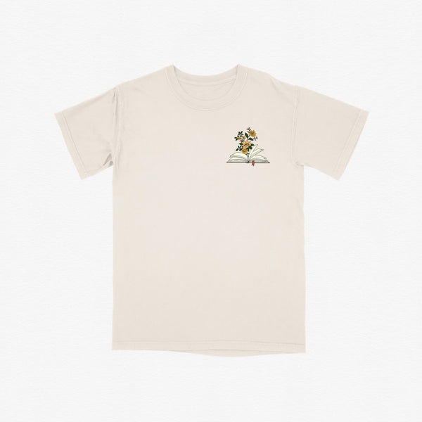 Floral Book Tee