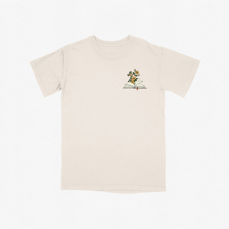 Floral Book Tee
