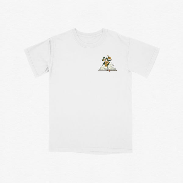 Floral Book Tee