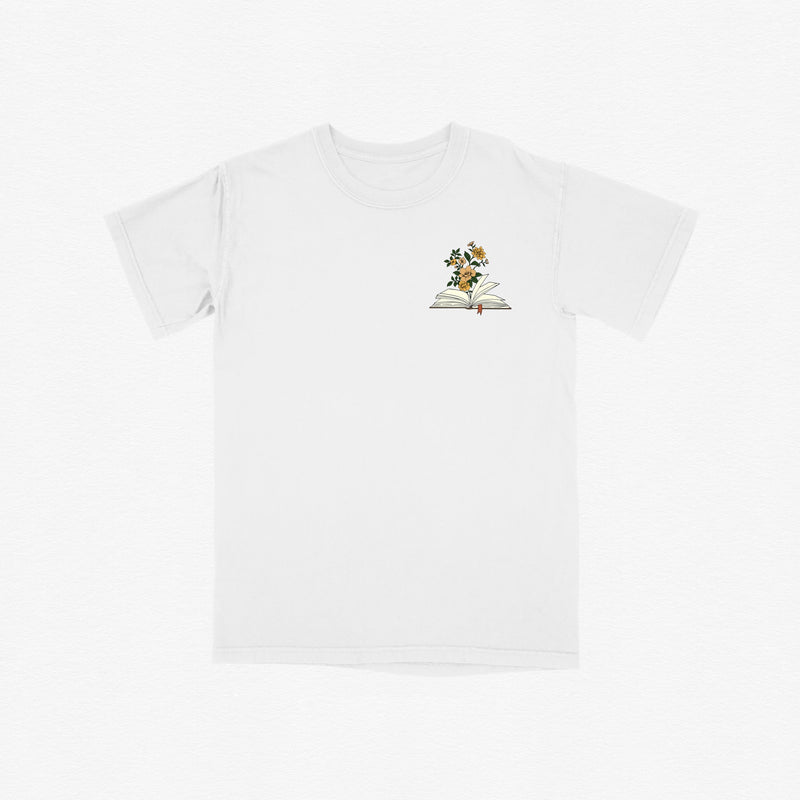 Floral Book Tee