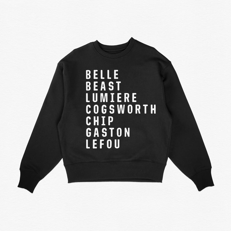 Beauty and The Beast Character Sweatshirt