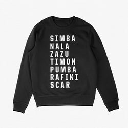 Lion King Character Sweatshirt