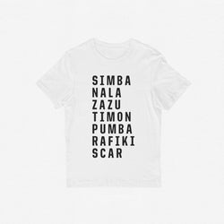 Lion King Character Tee