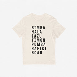 Lion King Character Tee