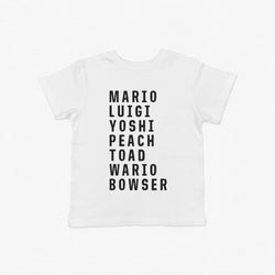 MARIO CHARACTER TEE