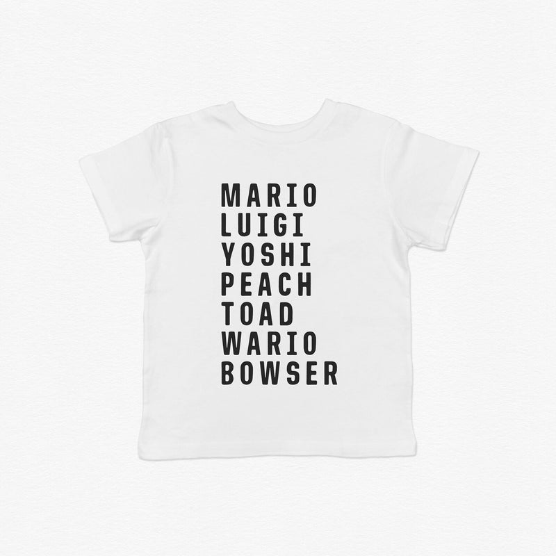 MARIO CHARACTER TEE