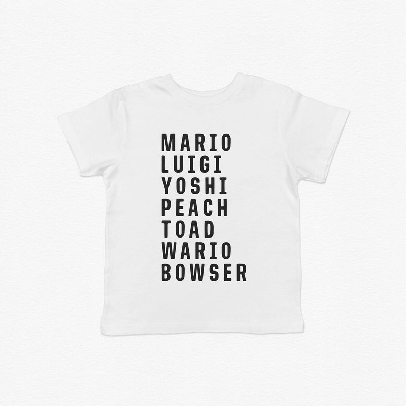 MARIO CHARACTER TEE