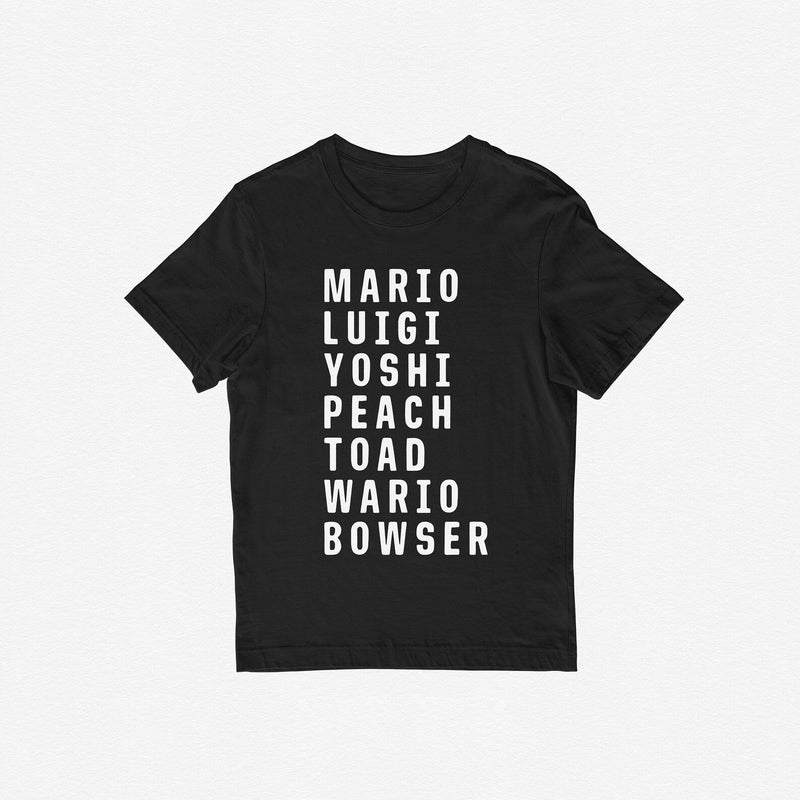 MARIO CHARACTER TEE