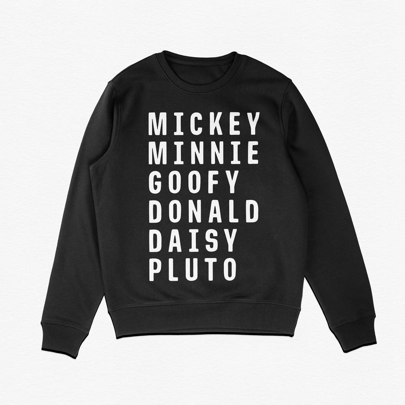 MICKEY + FRIENDS CHARACTER SWEATSHIRT