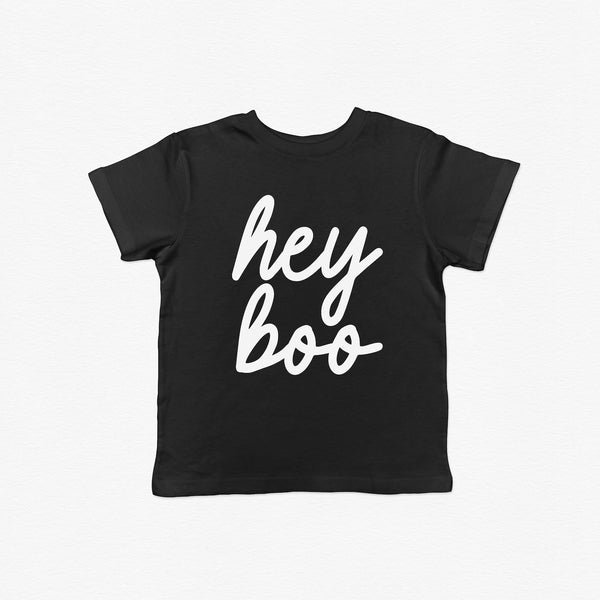 Hey Boo Script Toddler + Kids Tee