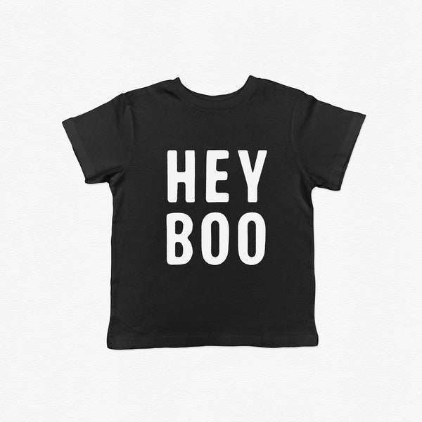 Hey Boo Script Toddler + Kids Tee