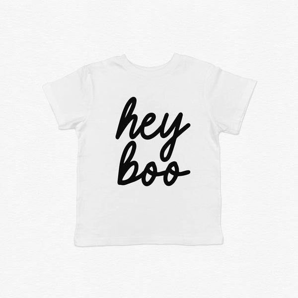Hey Boo Script Toddler + Kids Tee