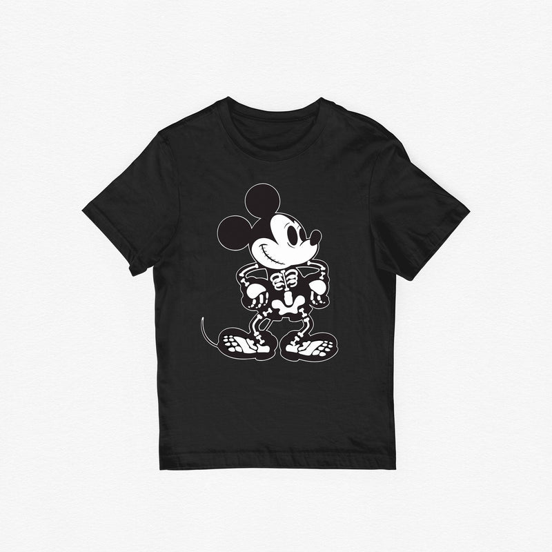 Mickey Skeleton Halloween Tee