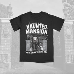 Haunted Mansion Distressed Comfort Colors Band Tee