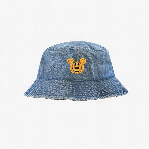 Embroidered Mickey Pumpkin Bucket Hat