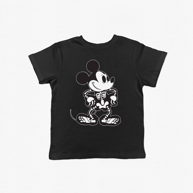 Mickey Skeleton Halloween Tee