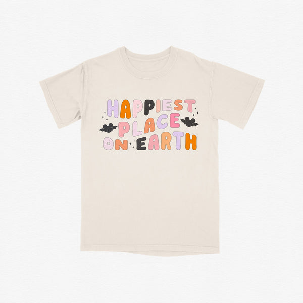 Happiest Place on Earth Comfort Colors Halloween Tee