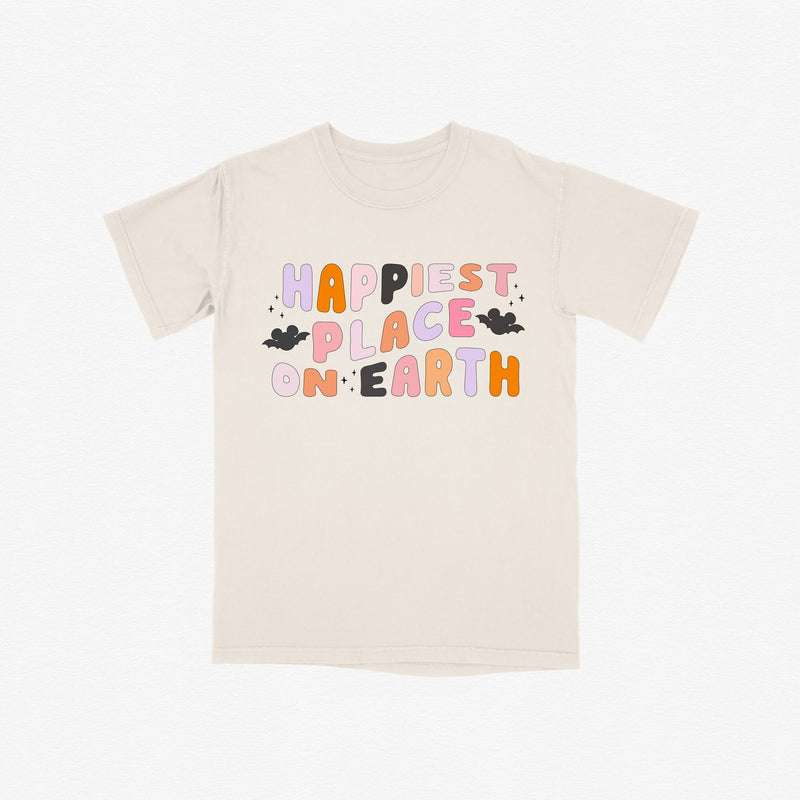Happiest Place on Earth Comfort Colors Halloween Tee
