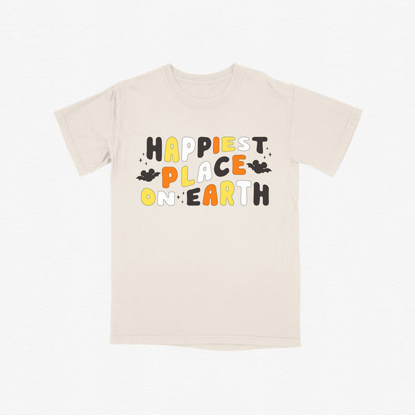 Happiest Place on Earth Comfort Colors Halloween Tee