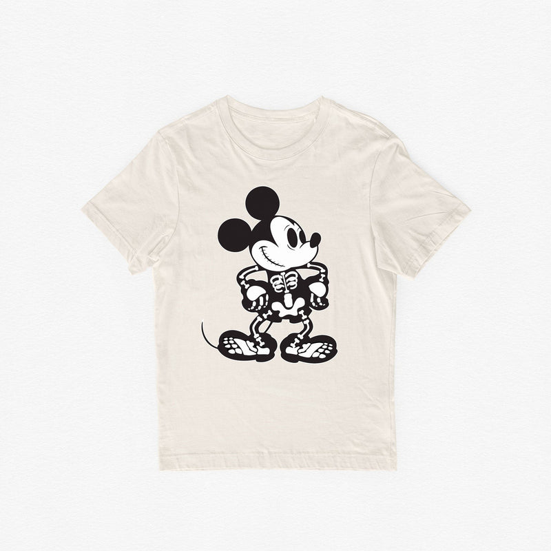 Mickey Skeleton Halloween Tee