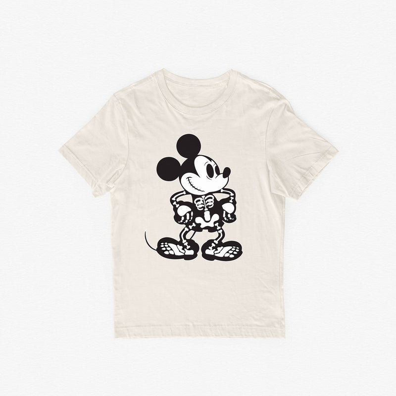 Mickey Skeleton Halloween Tee