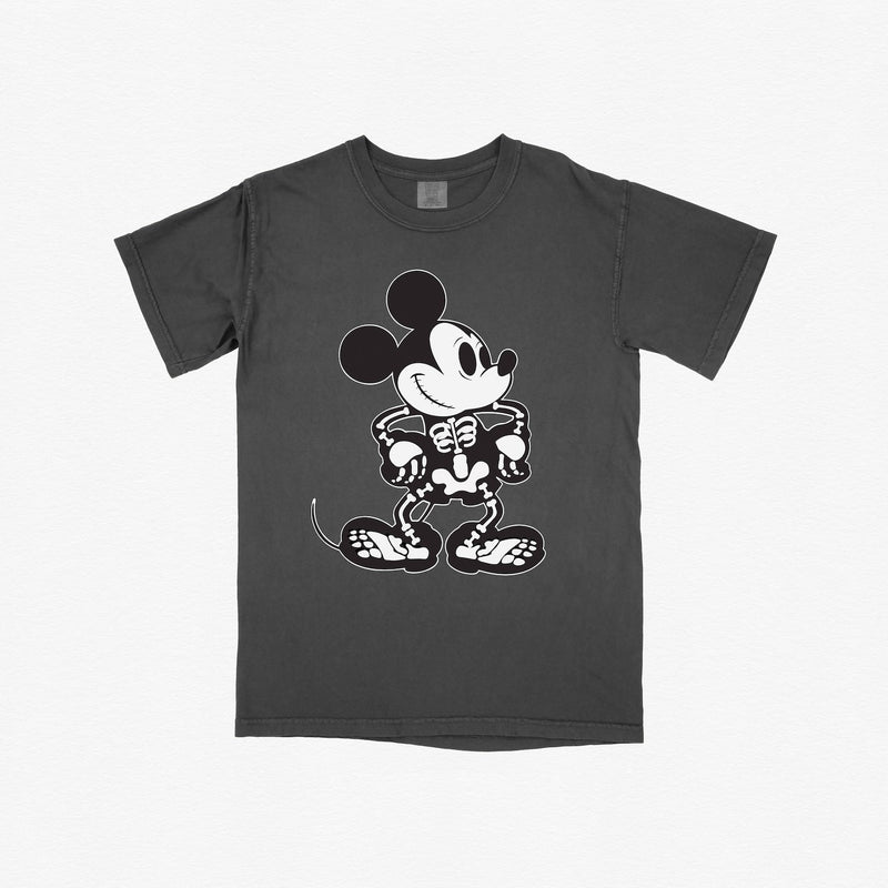 Mickey Skeleton Comfort Colors Halloween Tee