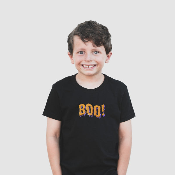 Boo! Halloween Embroidered Tee