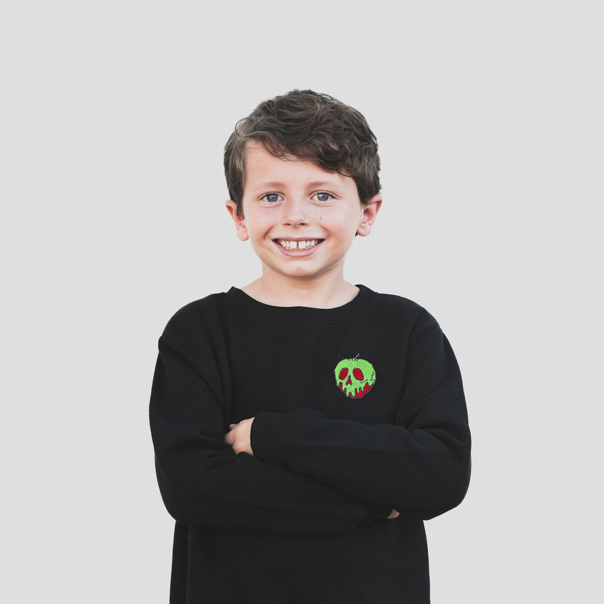Poison Apple Embroidered Sweatshirt