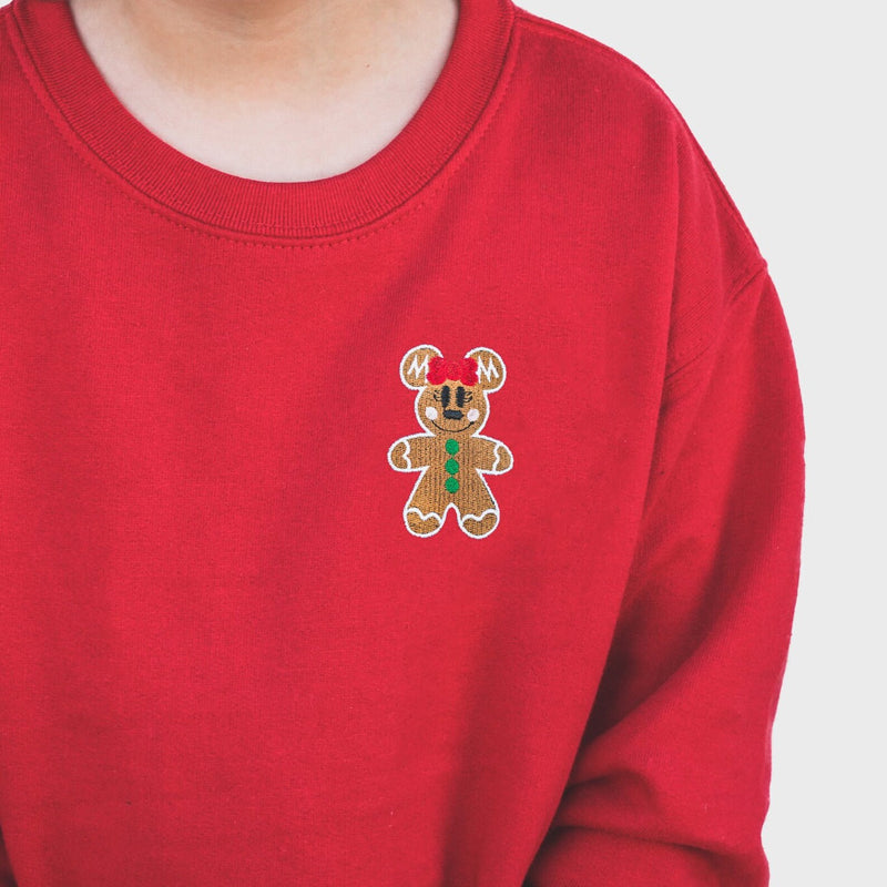 Minnie Gingerbread Cookie Embroidered Sweatshirt