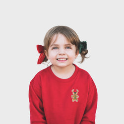 Minnie Gingerbread Cookie Embroidered Sweatshirt