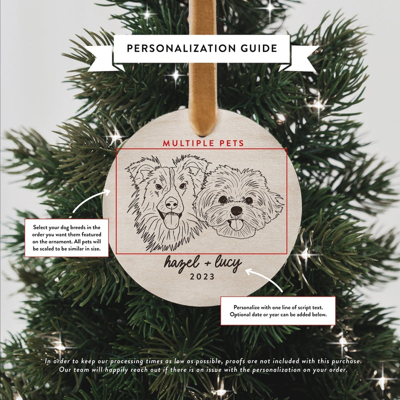 Custom Dog Breed Ornament