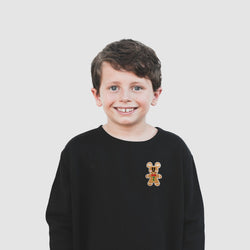 Mickey Gingerbread Embroidered Sweatshirt