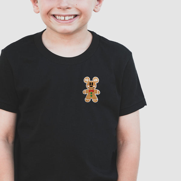 Mickey Gingerbread Embroidered Tee