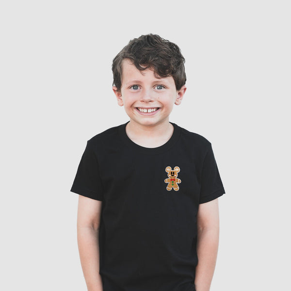 Mickey Gingerbread Embroidered Tee