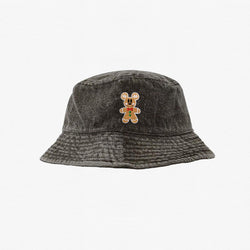 Mickey Gingerbread Embroidered Bucket Hat