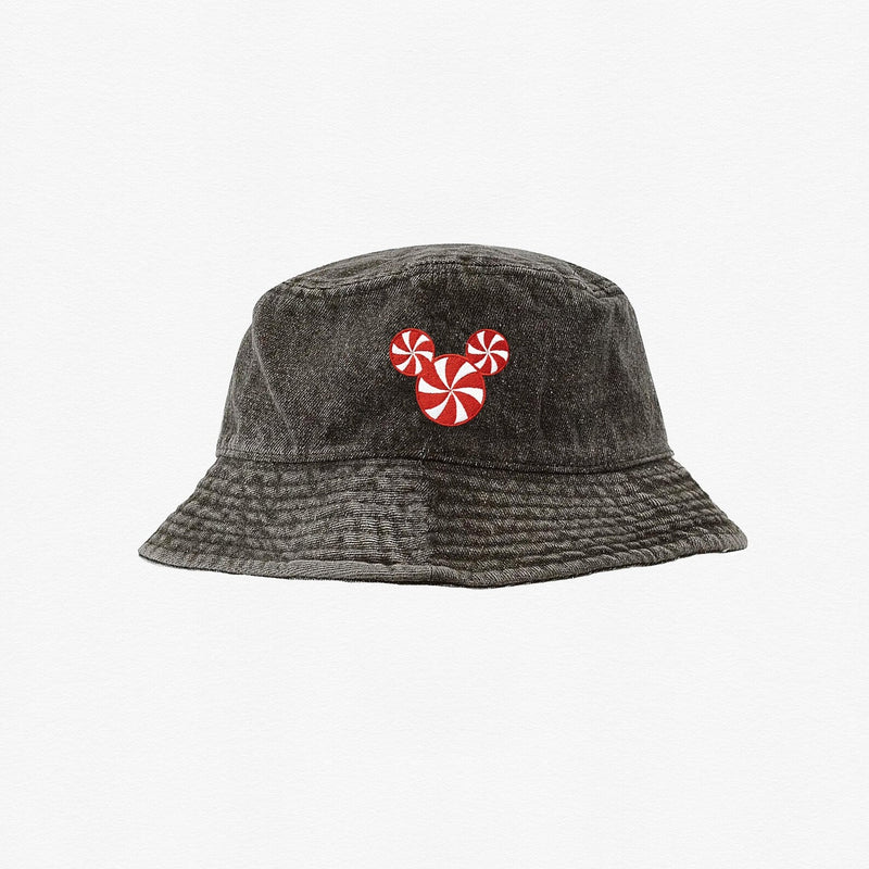 Mickey Peppermint Embroidered Bucket Hat