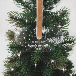 Happily Ever After Personalized Christmas Ornament