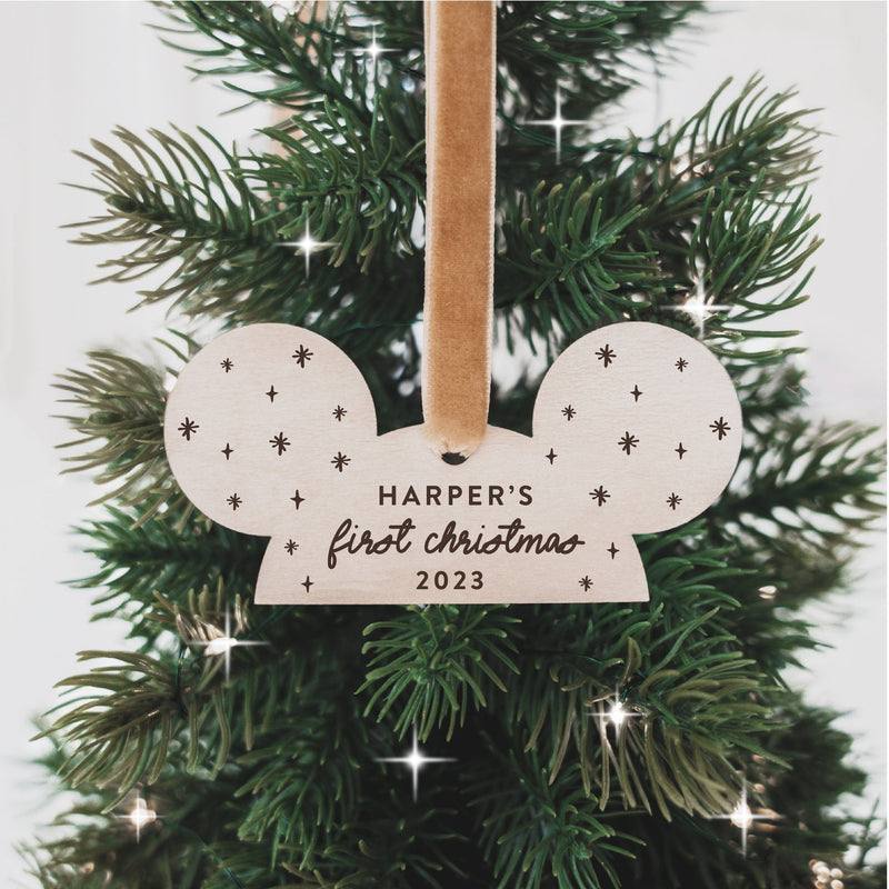Baby's First Christmas Personalized Christmas Ornament