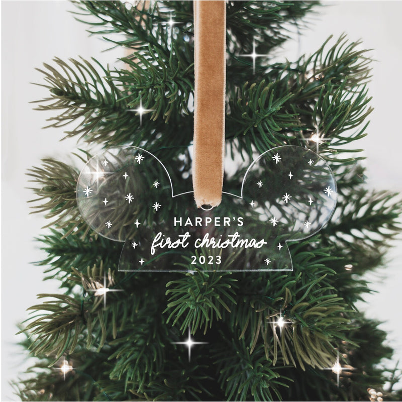 Baby's First Christmas Personalized Christmas Ornament