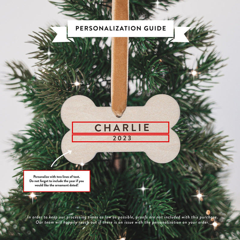 Personalized Pet Name Ornament