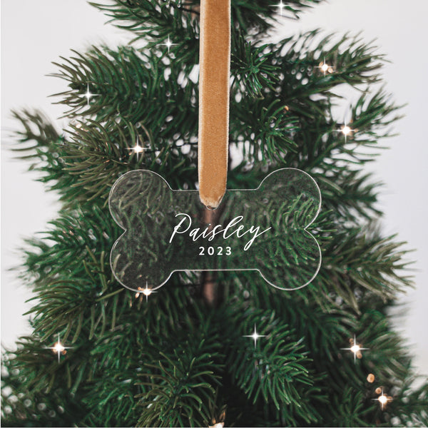Personalized Pet Name Ornament