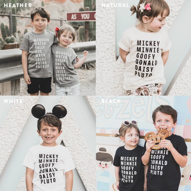 Mickey and Friends Character Tee